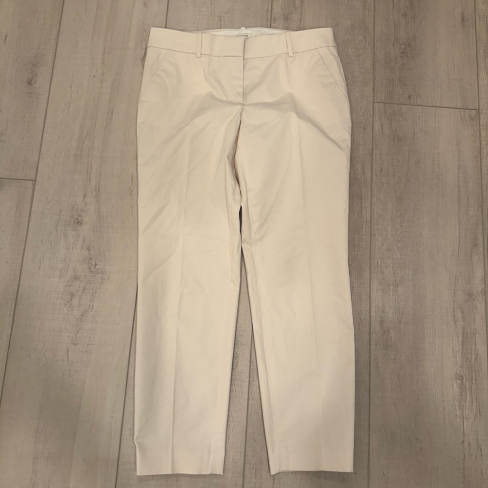 Women’s Classic Capri Dress Pants - Light Cream